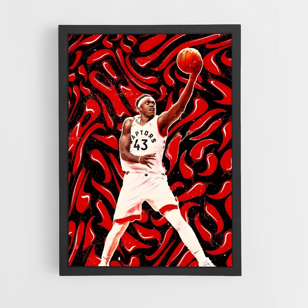 Poster Pascal le Dynamique – affiche Basketball (vue 2)